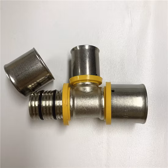 As conexões de latão para encanamento NPT Bsp rosca conectam gás para sistema de ar