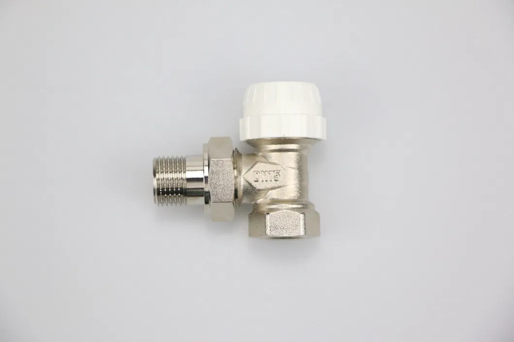 Angle Brass Chrome Plated Thermostatic Radiator Valve