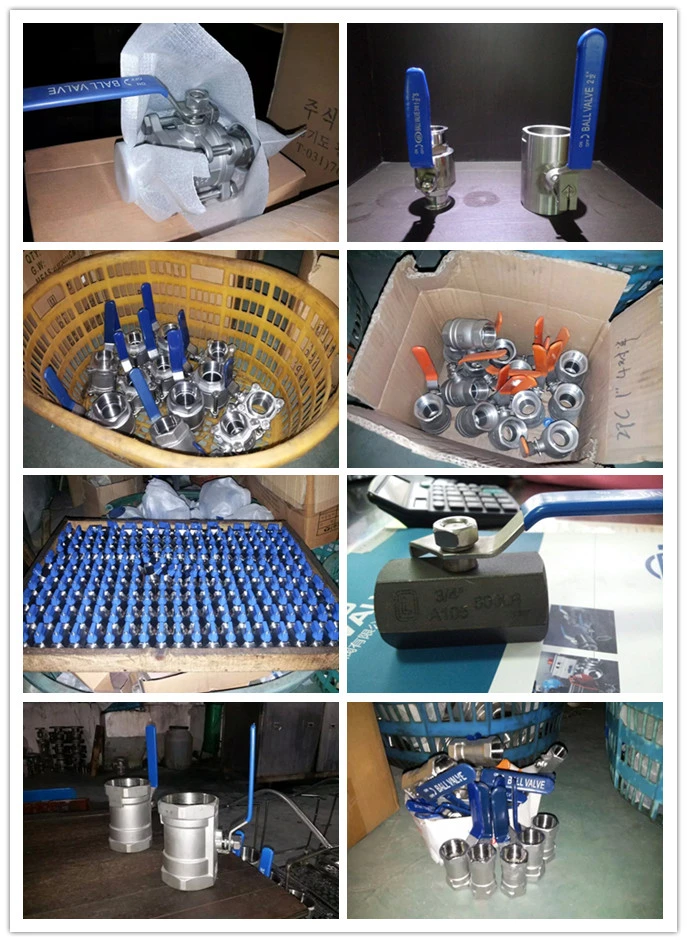 1000wog/2000wog Carbon Steel Wcb Stainless Steel SS304/SS316 Brass 1PC/2PC/3PC NPT Threaded/Butt Weld/Socket Weld /Flange Floating/Trounnion Gas Ball Valve Pn63